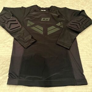 The OneGlove Keeper/Goalie padded jersey. All black, never worn. Size Medium.